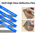 2-Pack Head Up Display for Car, HUD Reflective Windshield Film, Protective Screen (5.9X5.1 Inch)