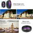 Mcoplus 2 in 1 Clip-on Lens Kit, 37mm 0.45X Super Wide Angle & Macro Lens for iPhone and Android