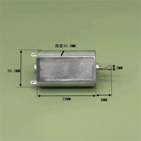 AYEXNSW FK-180SH DC3V 6V 7.4V 9V 12V 15000RPM 20mm 1Pcs High Speed Metal Brush Mini Electric Motor Knurled Shaft DIY