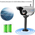 Sonew Fake Camera, Solar Power LED Dummy Security Camera for Indoor and Outdoor Surveillance