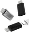 3Pack USB-C to Lightning Adapter for iPhone 12, 11, Mini, Pro, Max, XS, XR, X, SE2, 7, 8 Plus, iPad Air, AirPods.