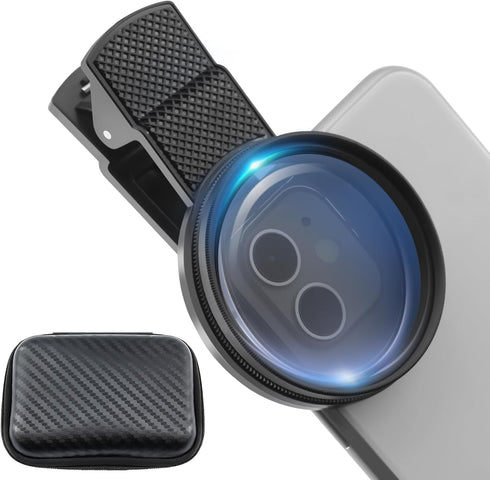 HGEKLIZV 52mm Circular Polarizing Filter Clip for Smartphones - Optical Glass CPL Lens