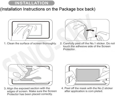 SINO-SKY 3-Pcs Universal Round Smart Watch HD Screen Protector, Anti-Scratch, Bubble Free (31mm)
