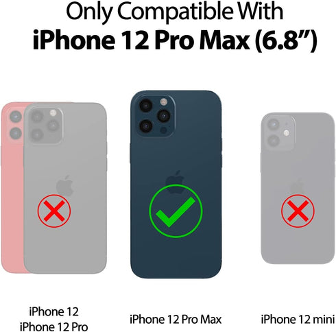 GOOSPERY Liquid Silicone Case for iPhone 12 Pro Max (6.7 inches), Silky-Soft Touch, Shockproof Cover with Microfiber
