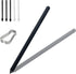 2 Pack S21 Ultra S Pen Without Bluetooth for Samsung Galaxy S21 Ultra, Stylus Pen with 5X Replacement Tips, Black