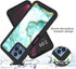 TJS Compatible for T-Mobile Revvl 6X 5G Case, with Built-in Screen Protector, TPU Matte Marble Soft Skin Case (Green)