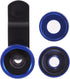 Hemobllo Phone Camera Lens - 3 in 1 Kit, 180° Fish Eye + 0.67X Wide Angle + Macro Lens, Universal Clip