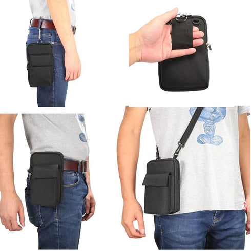 Universal Crossbody Cellphone Purse Waist Pack Bag for Outdoor Sports, Mobile Phone Carrying Cases for iPhone X 8/8 Plus