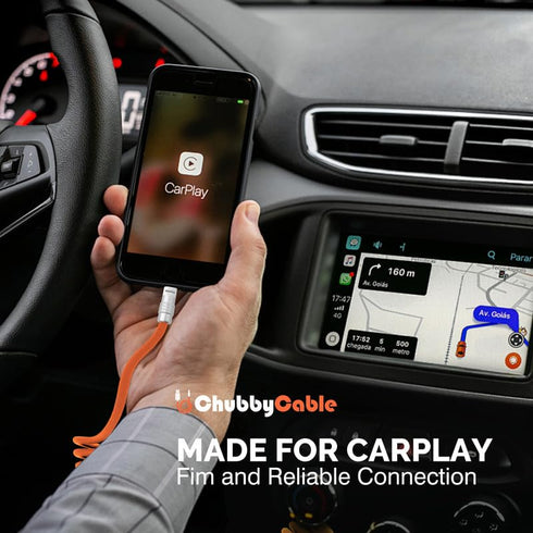 chubbycable Curly Chubby - Retractable Fast Charging Cable, 240W Coiled Charger Cord for Car, Durable USB-C Cable for