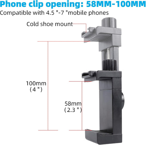 FPN Camera Fence Mount for Live Streaming, Fence Phone Holder Mounting Kit for Game Changer to Recording