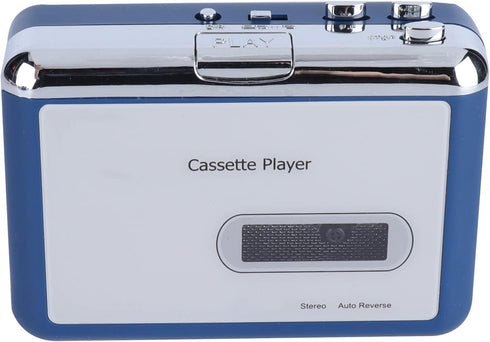 Portable Bluetooth Cassette Player, Auto Reverse Walkman Tape Recorder with Headphone Speaker Output