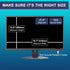 21.5" Anti Blue Light Anti Glare Screen Protector for Dell/HP/Acer/ASUS/Samsung Monitors, Protection for Eyes