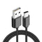 Suptig 2 Pack Charging Cable for GoPro Hero12/11/10/9/8/7/6/5/Hero Session, Charging and Data Sync Cord (Black)