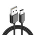 Suptig 2 Pack Charging Cable for GoPro Hero12/11/10/9/8/7/6/5/Hero Session, Charging and Data Sync Cord (Black)