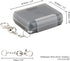 PROfezzion Water-Resistant SD Card Holder Case, Grey Portable 12 Slots for 8 Micro SD & 4 SD/SDXC Cards