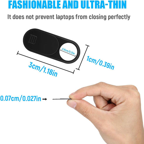HKDGYHON 0.028 Inch (Pink-3 Pack) Laptop Camera Cover Slide, Ultra Thin Laptop Camera Cover Blocker, Laptop Accessories