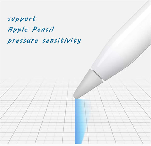 REEYEAR 2 1 2 4 Pack Replacement Tips Compatible with Apple Pencil Gen iPad Pro Pencil, Logitech Crayon Digital Pencil