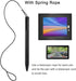 ASHATA Stylus Pen, Touch Screen Painting Pen with Telescopic Rope for POS PDA Navigator