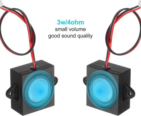 uxcell 1Pcs 3 4 JST-PH2.0 Speaker Watt Ohm Mini Speaker Micro Speaker with Interface for Small Electronic Projects