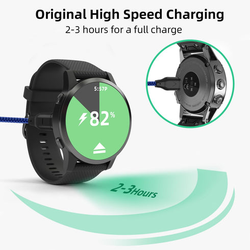 USB-C Charging Cable for Garmin Watch Charger - 1 Pack