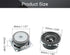 Fielect DIY Magnetic Speaker 3W 4 Ohm Full Range Audio Speaker Stereo Woofer Loudspeaker Replacement for Arduino, 52mm Diameter 1Pc