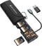 K&F CONCEPT 2-in-1 SD Card Reader Adapter, UHS-II/SD 4.0/Micro SD/USB 3.1 Type-C Dual Slots