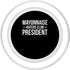 Funny Anti Mayonnaise Design Idea Mayonnaise Haters Club President PopSockets MagSafe PopGrip for iPhone