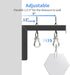 XINLEI 6 inch 66 lbs, PRL003B Universal Projector Screen Wall Mount L-Brackets Hanging Ceiling Mount, Adjustable