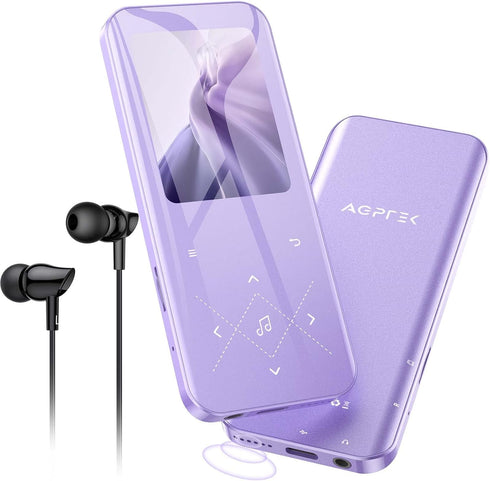 AGPTEK 32GB MP3 Player with Bluetooth 5.3, A09X 2.4" Screen Portable Music Player