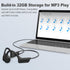 Generic IP68 Swimming MP3 32G, 10Hr 5.3 Bone Conduction Headphones, Waterproof Open Ear Headphones with Microphones