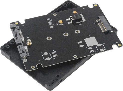 M.2 Adapter to 2.5 SATA Enclosure, B & M Key SATA Based NGFF SSD Converter, Supports 2230 2242 2260 2280 Hard Drive