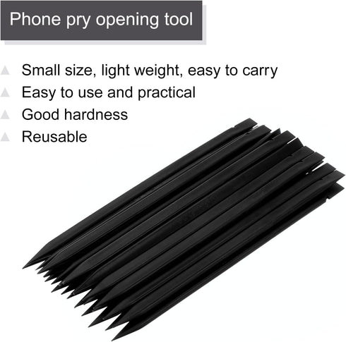 MECCANIXITY Phone Pry Opening Tools Plastic Stick Spudger 146mm for PC Tablet Laptop Repair Tool Kit, Black