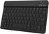 Ultra-Slim Small Bluetooth Keyboard, Portable Rechargeable Wireless Keyboard for Android Tablet, iPhone, Windows, Black