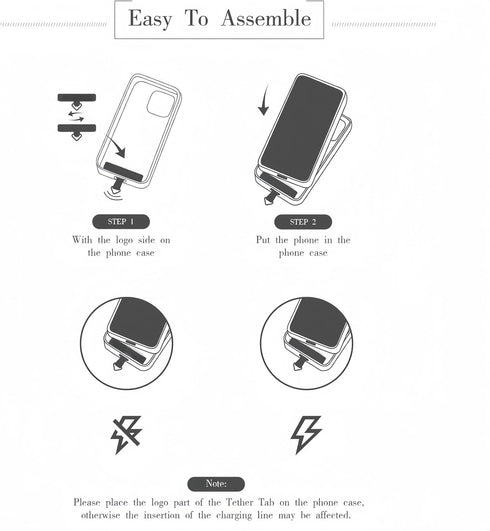 Oulores 1Mouse 16, 15 Head Universal Phone Lanyard, Metal Cell Phone Chain Anti-Theft Crossbody Strap for iPhone