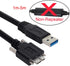 cablecc USB 3.0 A Type Male to Micro USB 3.0 B Male Cable with Mount Panel Screws