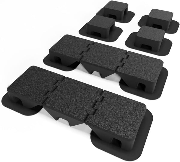 Magnetic Cable Holder Desktop - Multipurpose Cord Keeper Clip for Home Office Supplies, Wire Organizer (Foldable Set)