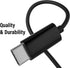 Maeline USB C Headphone - Wired Earbuds with Microphone, Noise Canceling in-Ear Headset for Computers, Black