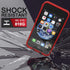 Diverbox Waterproof Case for iPhone SE 2020/iPhone 8, Shockproof IP68 Full-Body Cover with Screen Protector, Bright Red