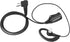 2-Pack Two-Way-Radio Earpieces with Mic PTT, 2.5mm+3.5mm 2 Pins Headset, Compatible with Motorola Walkie Talkies