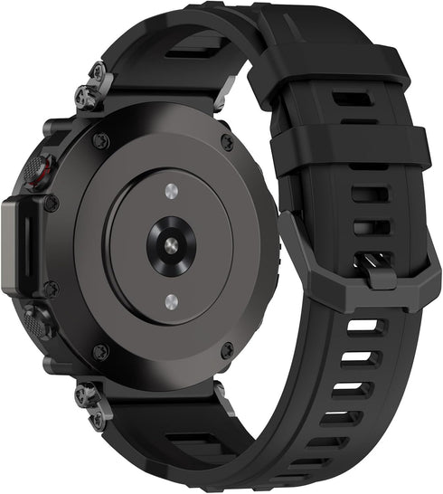 Bands Compatible with Amazfit T-Rex Ultra, Quick Release Waterproof Silicone Adjustable Replacement Band