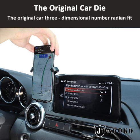 Car Navigation Screen Mobile Phone Holder for Mazda MX-5 ND 2015-2023, Handsfree Car Phone Stand