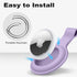 2 Pack Linsaner Compatible AirTag Case Keychain, Silicone Holder for Apple AirTag GPS Accessories
