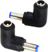 zdyCGTime 90 Degree Angle DC5.5x2.1mm Male to Female Adapter, 2-Pack Charging Cable Connector