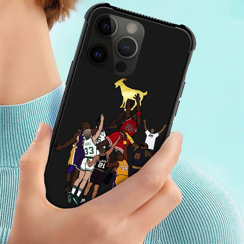 Basketball Player 35 Pattern Case for iPhone 14 Pro Max, Shockproof Cover for Boys Men, 6.7-inch