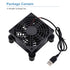 92mm 3 5V GDSTIME Small Router Fan Cooler with L/M/H Speed Controller, DC USB Powered Case Cooling Fans for Xbox Modem