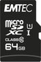 Emtec MicroSDHC UHSI U1 Elite Gold (64GB 1PK)