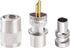 Goupchn PL259 Coax Connectors 2 Pack, UHF Male Plug Solder Adapters for RG58, RG59, RG8, RG8x, RG213 Coaxial Cable