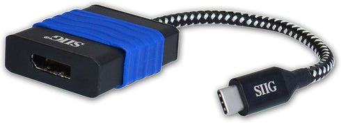SIIG USB C to DisplayPort 4K 60 Hz Adapter Converter, Type C to DP Male to Female for MacBook Pro, ChromeBook