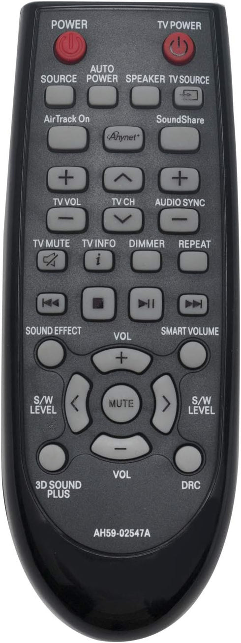 AH59-02547A Replace Remote Control for Samsung Soundbar Speaker System - Compatible with HW-FM45, HWFM45, HW-FM45C
