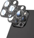 2 Pack Camera Lens Protector for iPhone 14 Pro Max/Pro, Titanium Alloy Glass Cover, Anti-drop